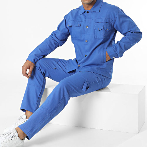 Ensemble De Surchemise Et Pantalon Bleu Roi