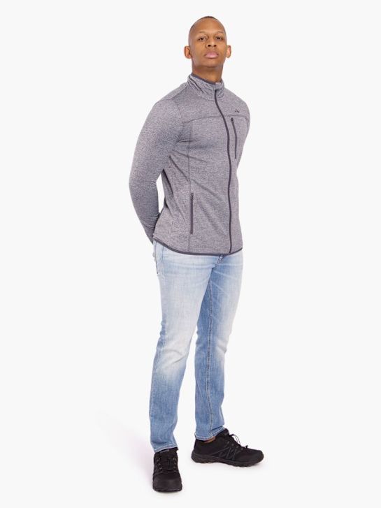 Big Tramp Fleecejacke Grau