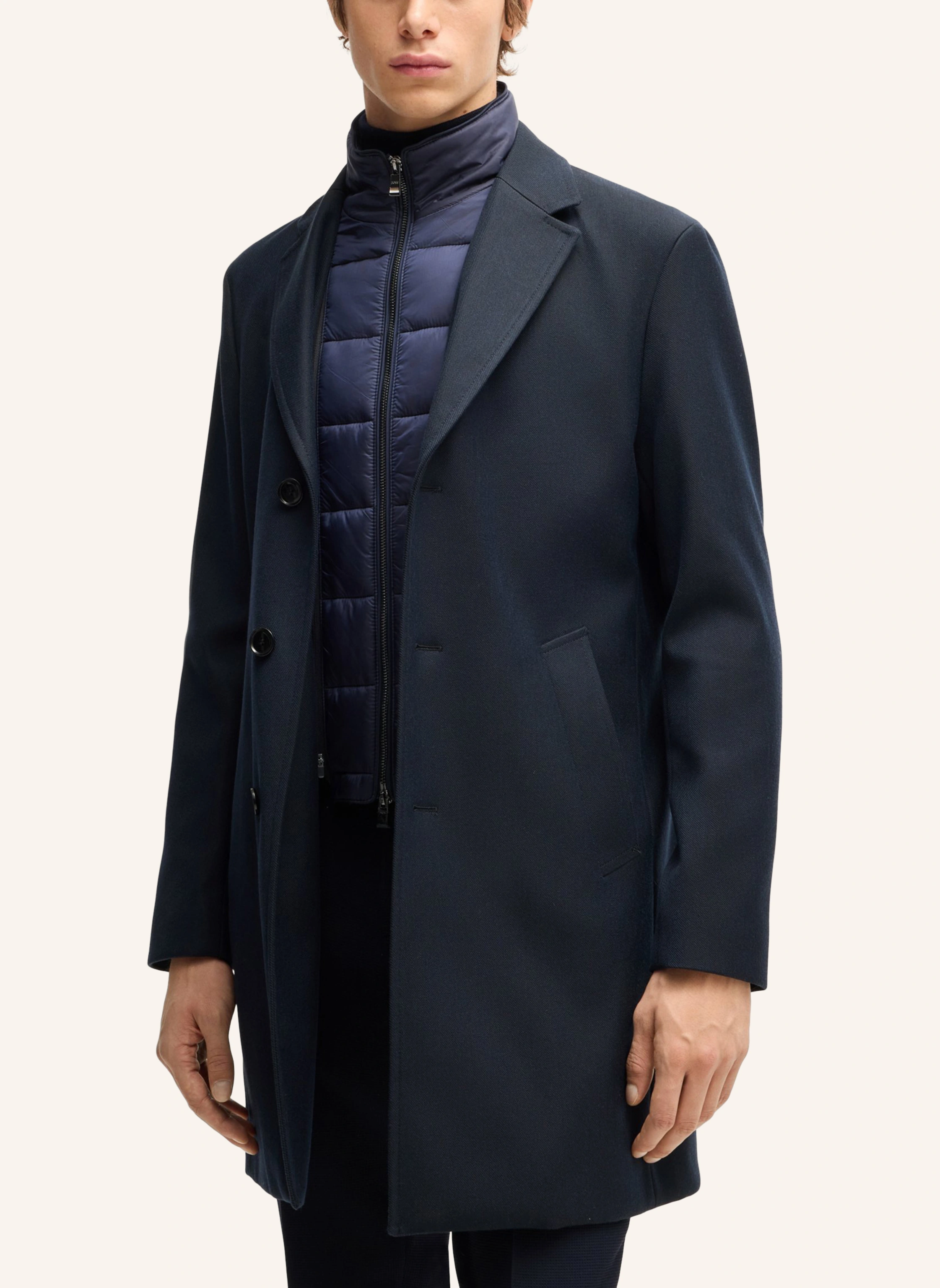 BOSS Klassischer Mantel H-HYDE-BIB-234 Slim Fit