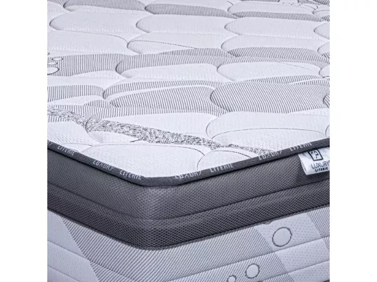 Matelas Relax (26cm), Ressorts Ensachés, Mousse Haute Densité, Indépendance du Couchage, Soutien ferme, Face été/hiver, 140x190cm
