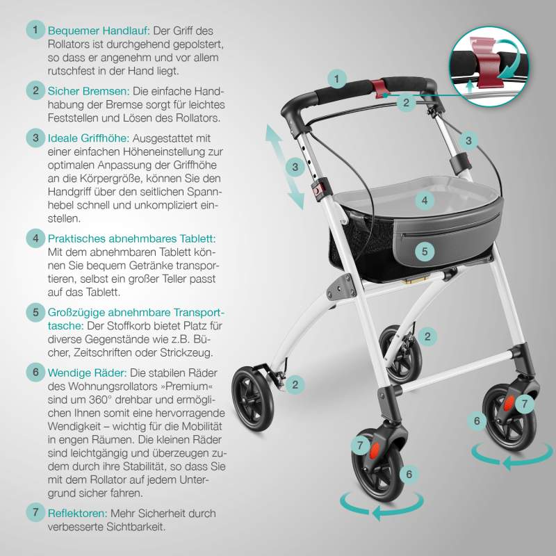 aktivshop Wohnungsrollator Premium