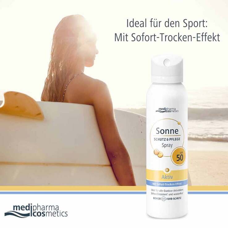 Sonne Schutz & Pflege Aktiv Aerosol-Spray LSF 50, 150 ml