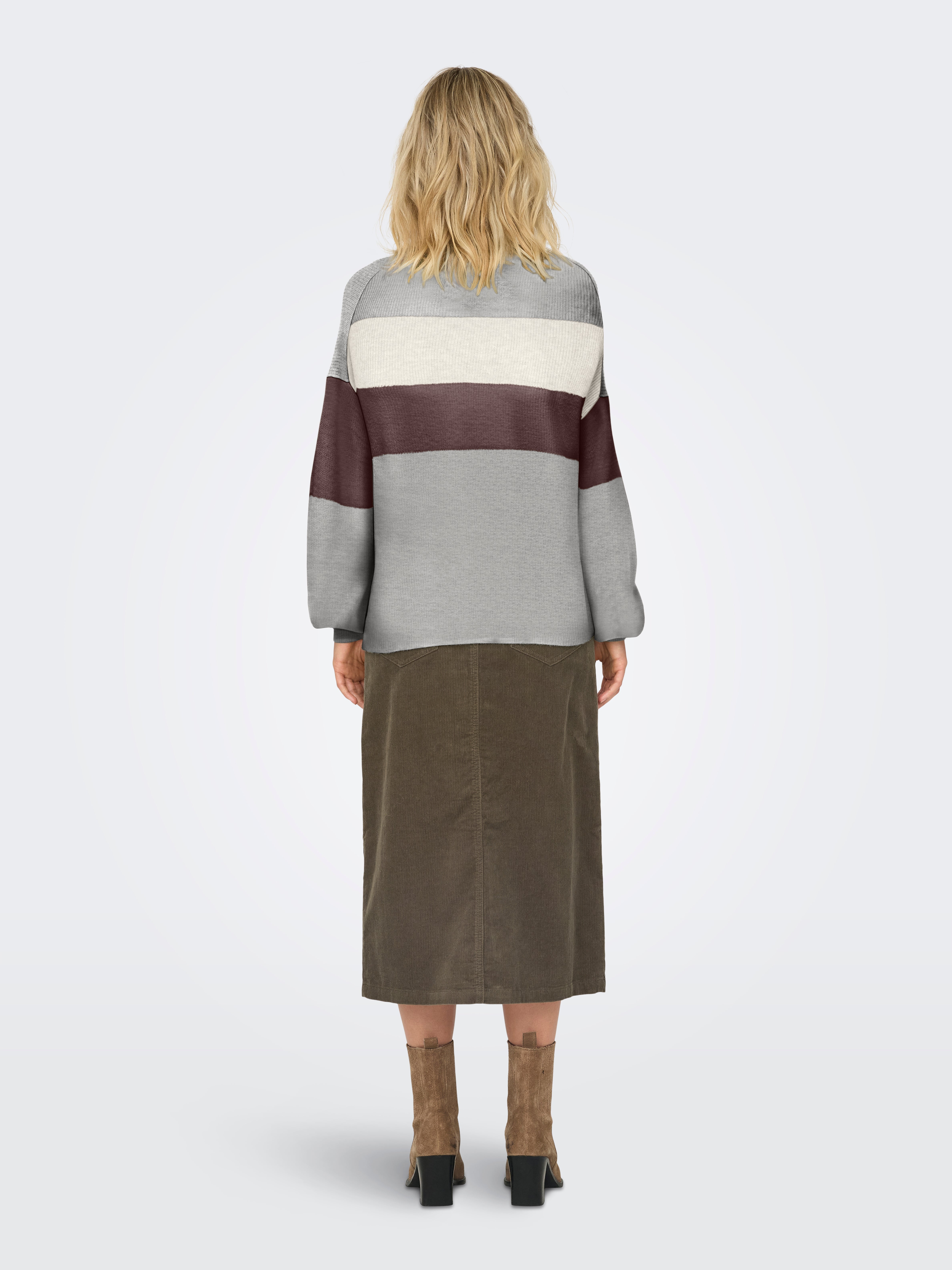ONLATIA Strickpullover Medium Grey Melange