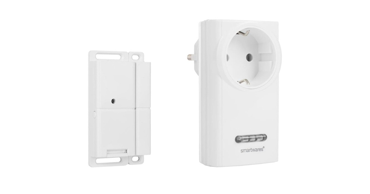 SmartwaresDeur/raam schakelset SH5-SET-KHC  (Wit)