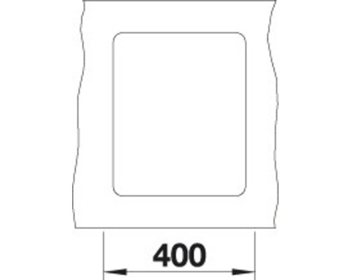 Blanco SUBLINE 320-F spoelbak, 347 x 427 mm, antraciet, 523416