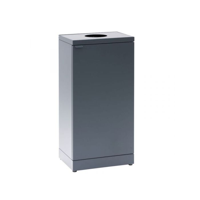 Afvalbak met inwerpopening 95 liter Bica 856 Antraciet Model VB195442 (8713631195442)