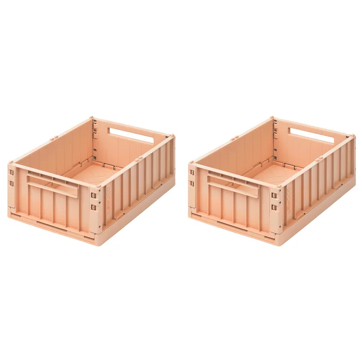 LIEWOOD - Weston Aufbewahrungsbox, 36 x 25 x 13,5 cm, tuscany rose (2er-Set)