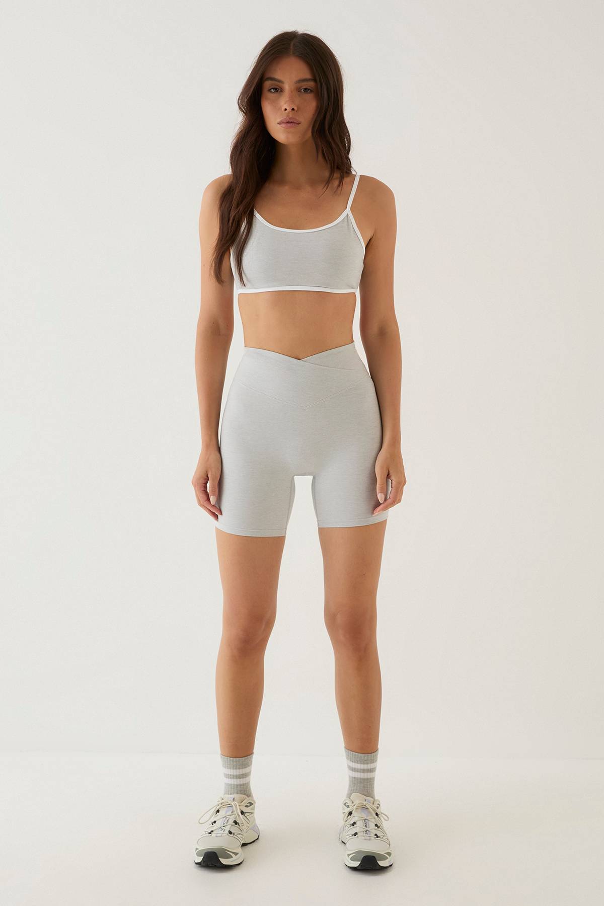 Short Mini Taille Enveloppante Chinée DSGN Studio