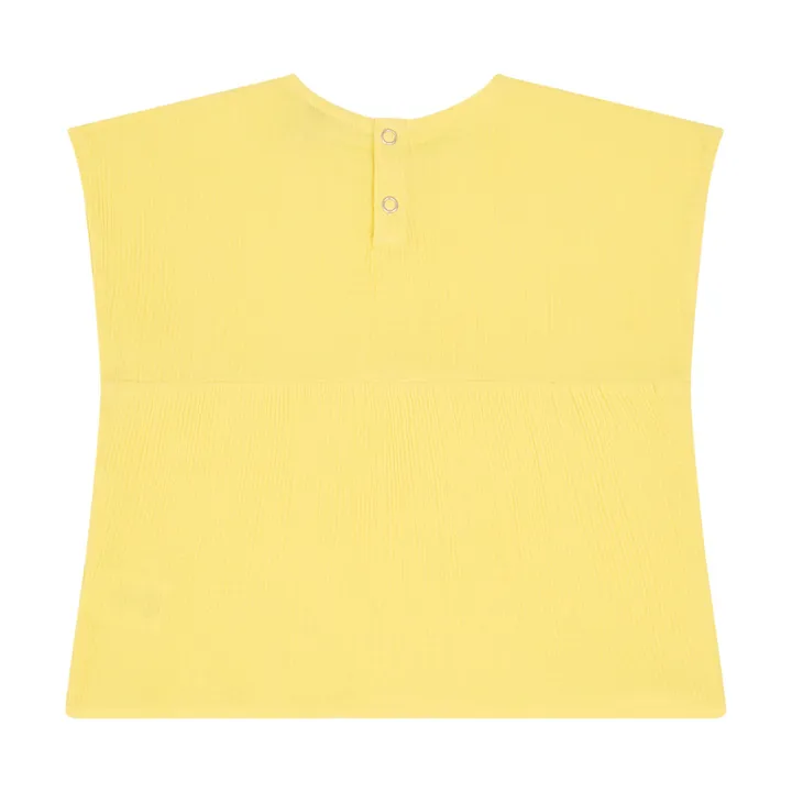 Hundred Pieces Top en Gaze Coton Bio | Jaune pâle