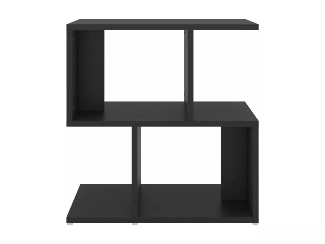 Tables de chevet 2 pièces Noir 50x30x51,5 cm Aggloméré