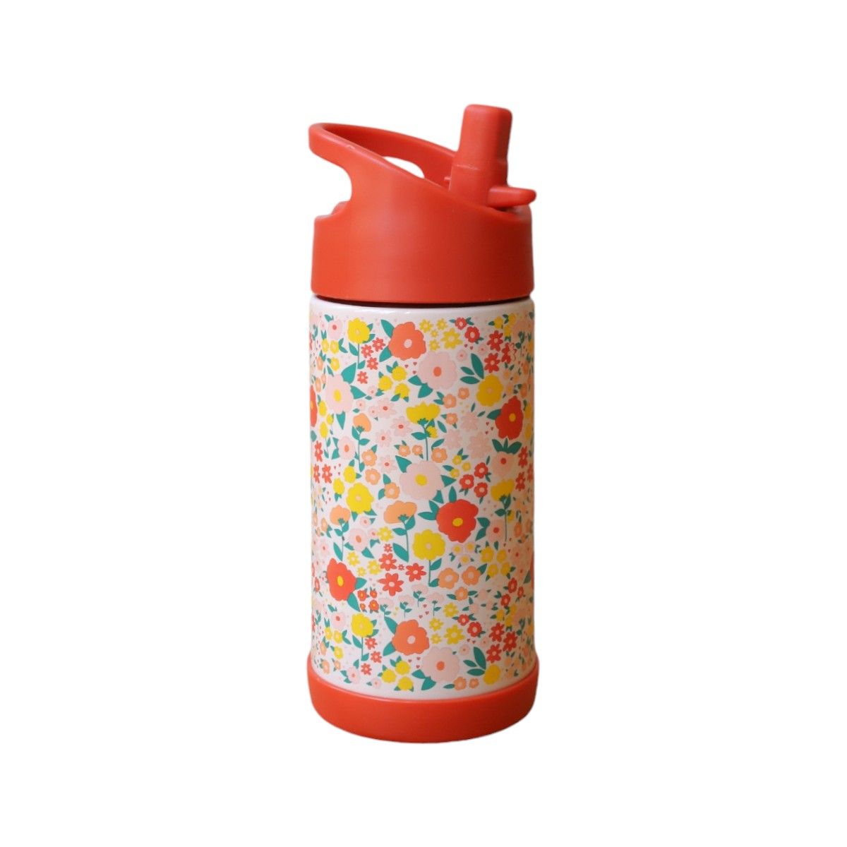 Gourde isotherme fleurie - 300ml - La petite poule rousse Pause goûter