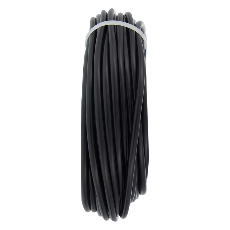 Huishoudkabel rond H03VV-F 20m 2x0,75mm² zwart