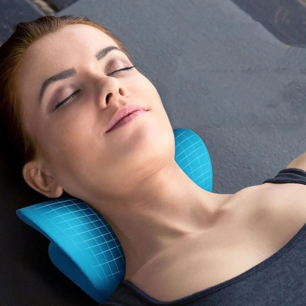 Nacken Massage Kissen Halswirbelsäulen Entspannung - Lila