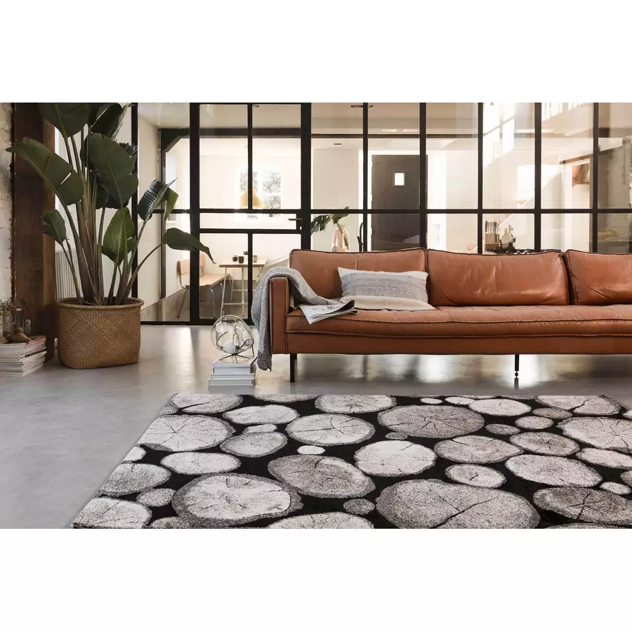Wecon home Kurzflorteppich Logs beige