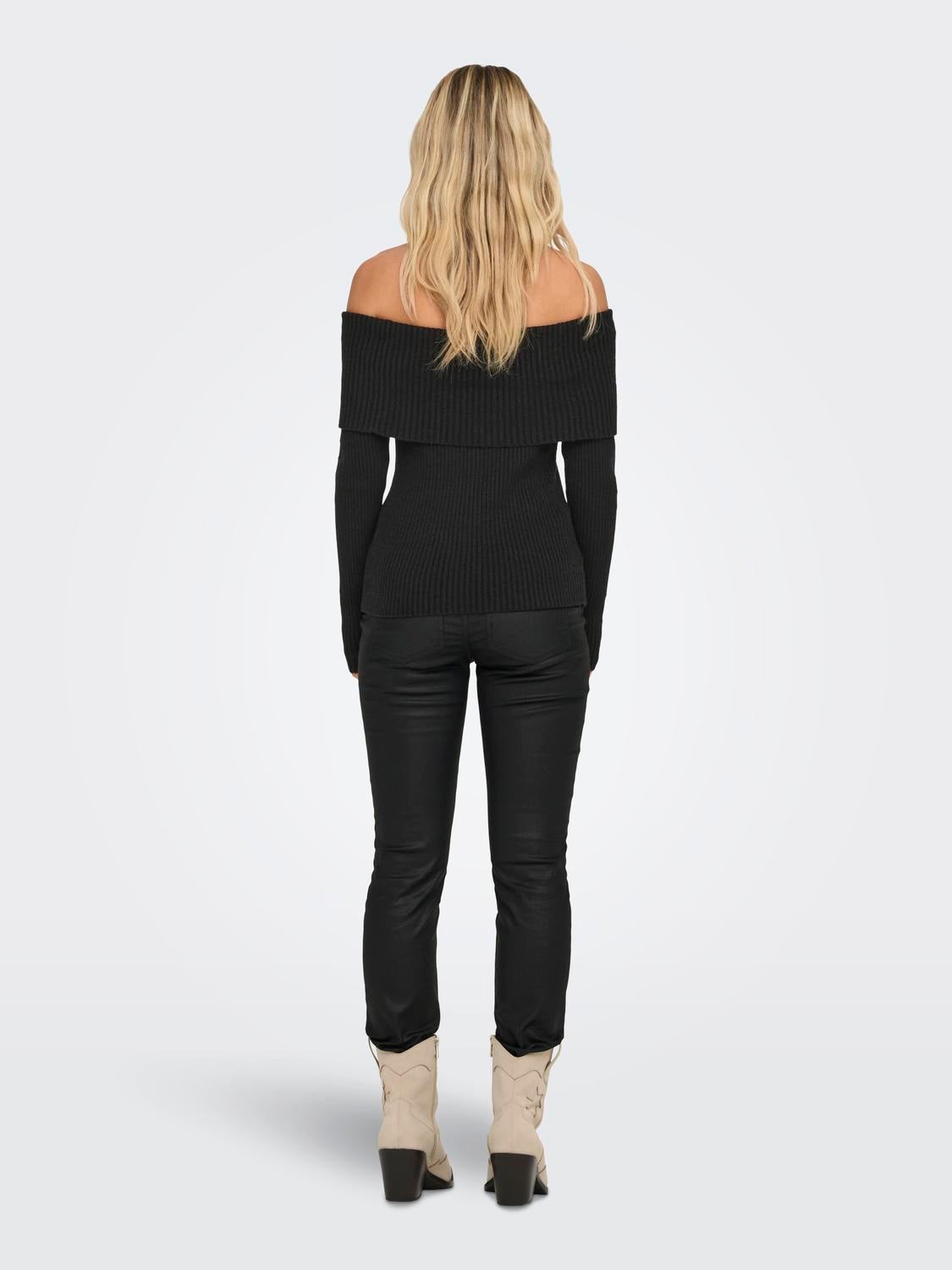 ONLKATIA Strickpullover Black