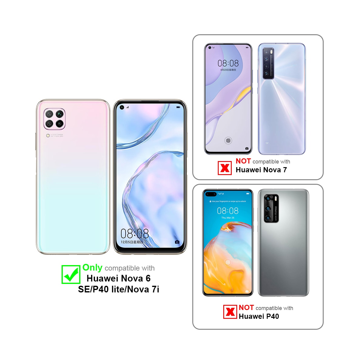 Huawei NOVA 6 SE / P40 LITE / NOVA 7i 3x