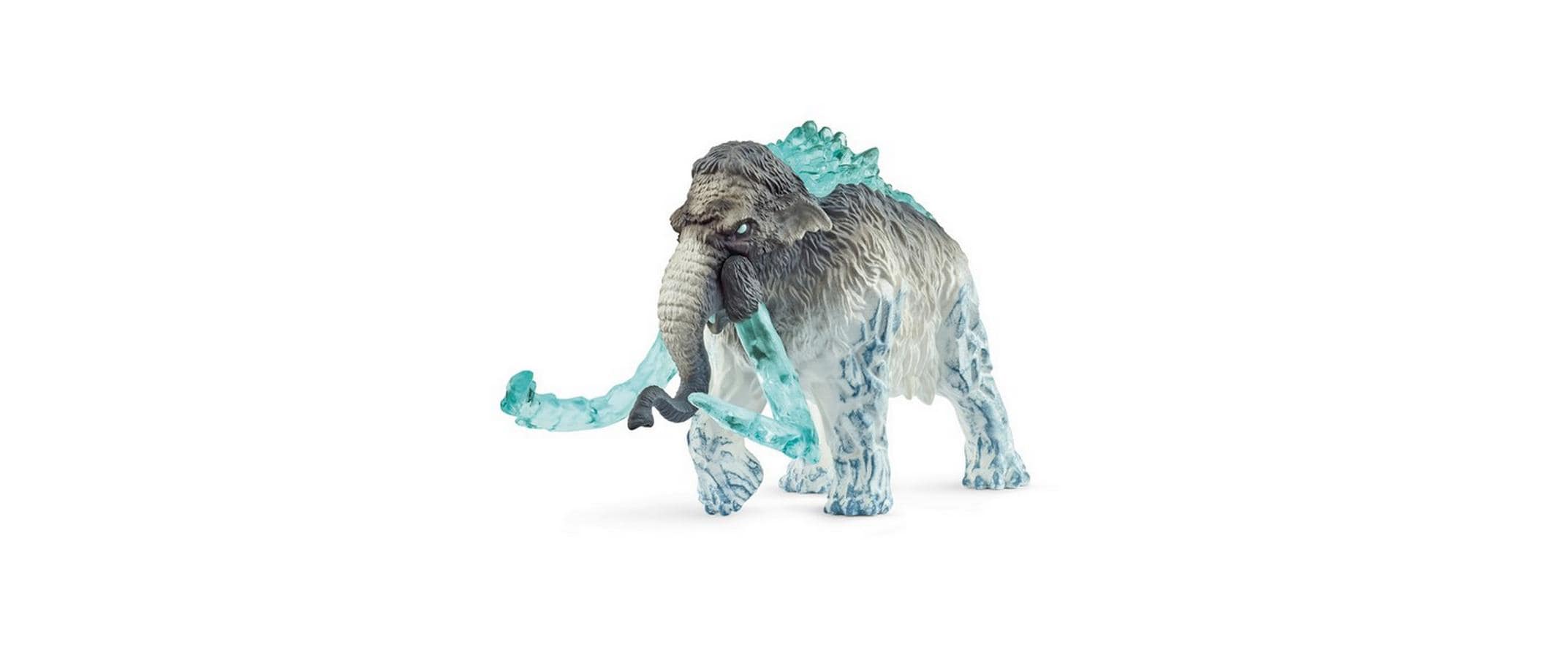 Spielzeugfigur Eldrador Creatures FrostmammutSpielfigur mit beweglichen Stosszähnen