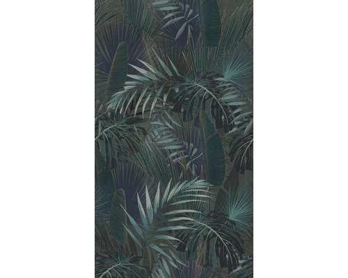 Vliesbehang 39180-3 The Wall II Monstera petrol 3-delige set 159 x 280 cm