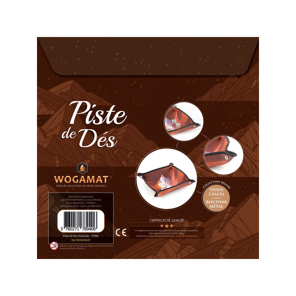 Piste de dés Adélaide - Terre