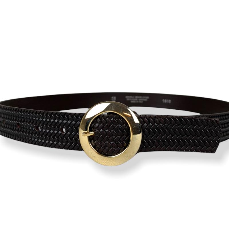Milano Belts Dames Centuur Tropea Donkerbruin