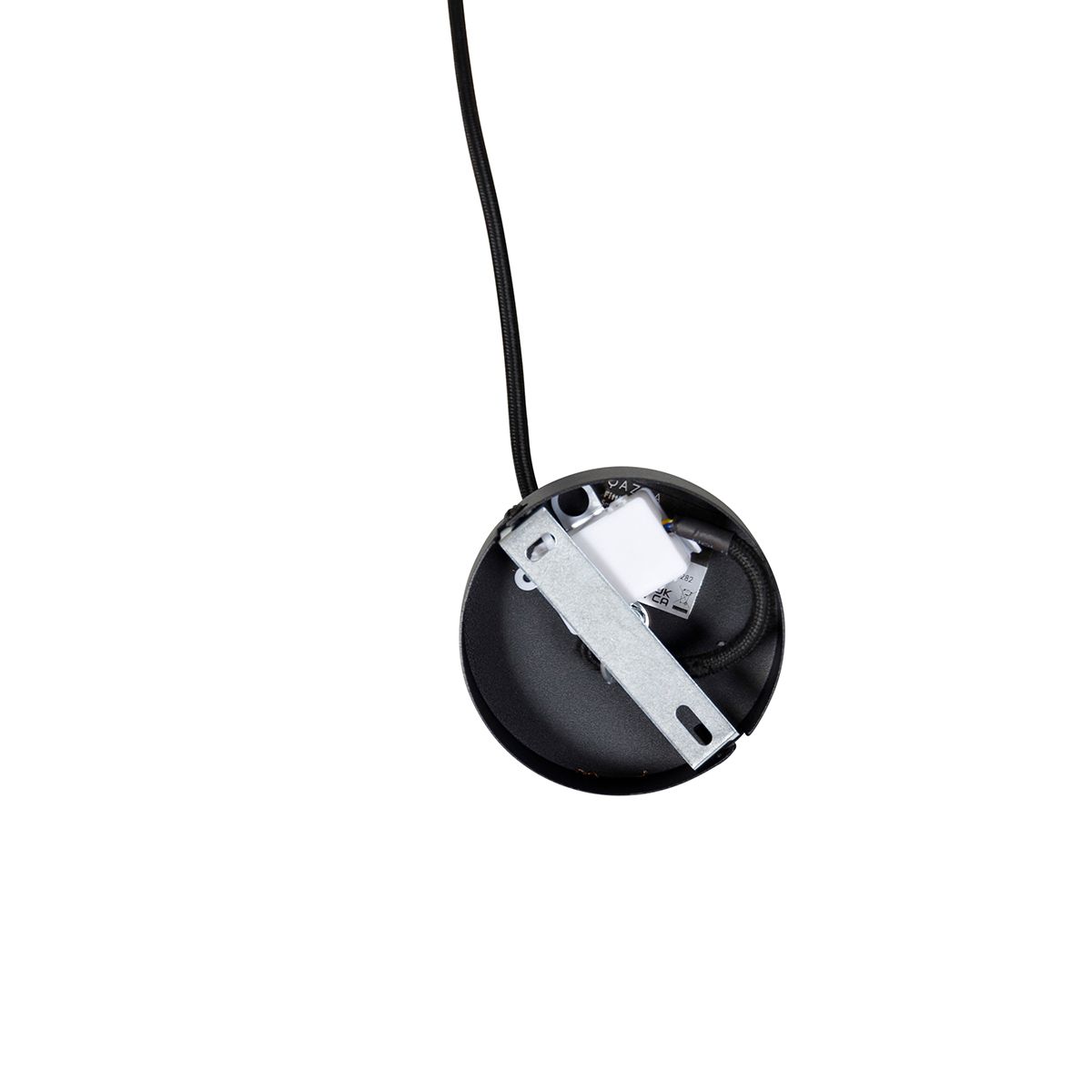 Smart hanglamp zwart met rek incl. 4 Wifi GU10 - Cage Rack
