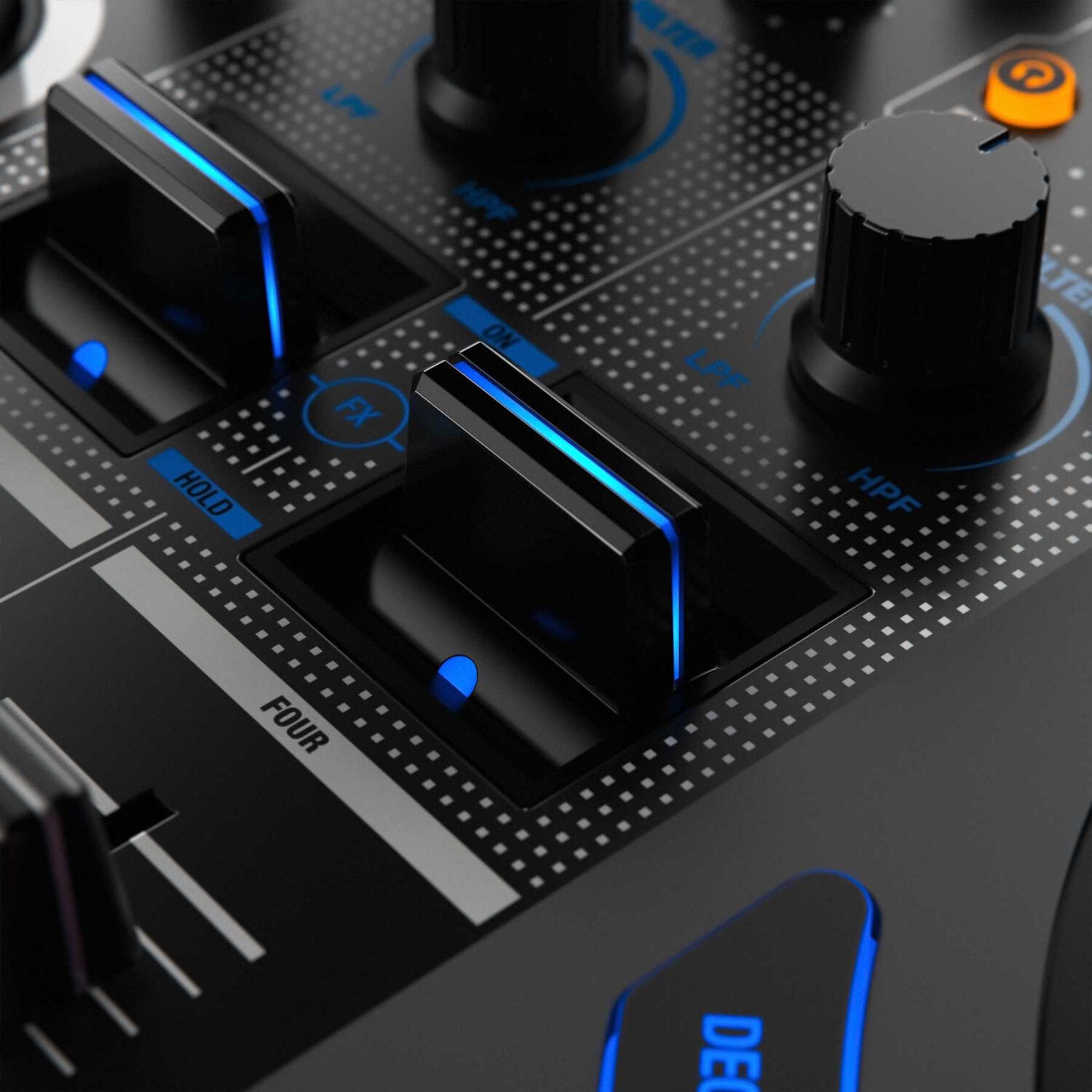 Reloop Mixon 8 Pro 4-kanaals hybride DJ-controller voor Serato DJ Pro