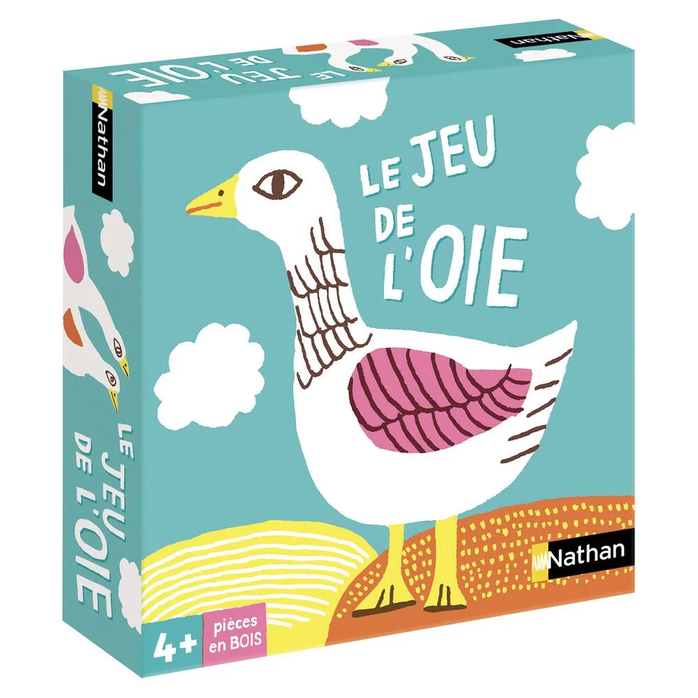 LE JEU DE L'OIE EN BOIS