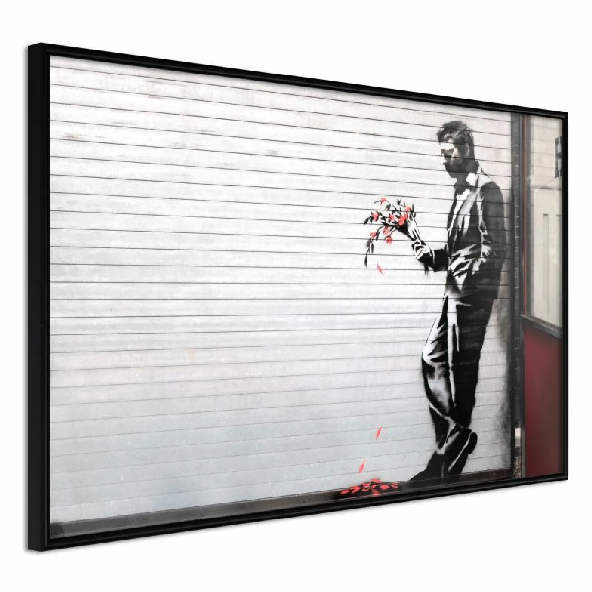 Paris Prix Affiche Banksy Waiting in Vain - Noir