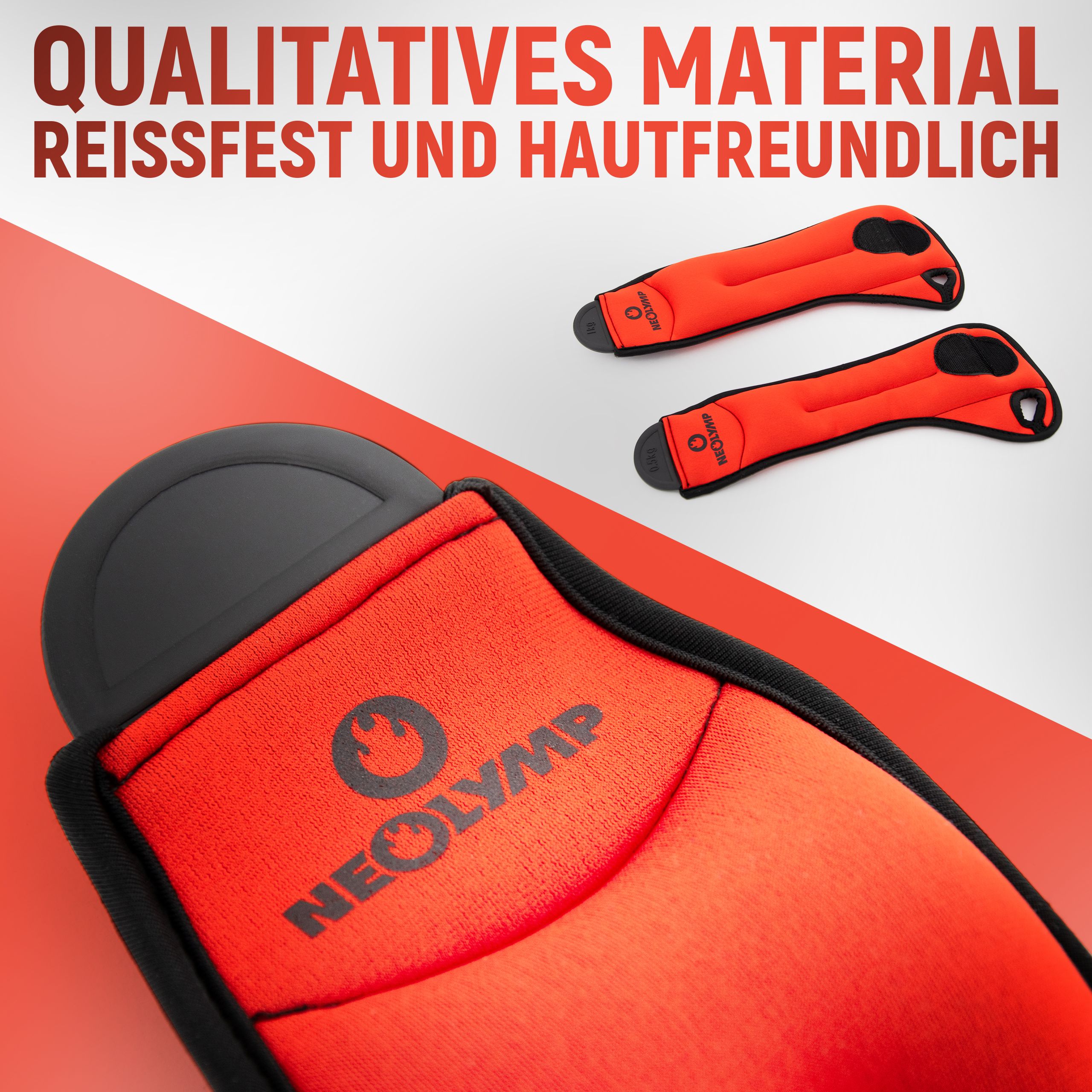 NEOLYMP 2er Set Gewichtsmanschetten Hand 1,5 KG