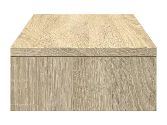 Support de moniteur réglable chêne sonoma bois d'ingénierie