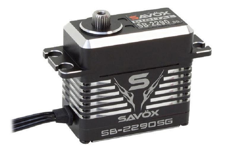 Standard Servo SB-2290SG 70 kg, 0.11 s, Brushless<br>Schnelles Standard-Servo mit Stahl-Getriebe und Brushless Motor