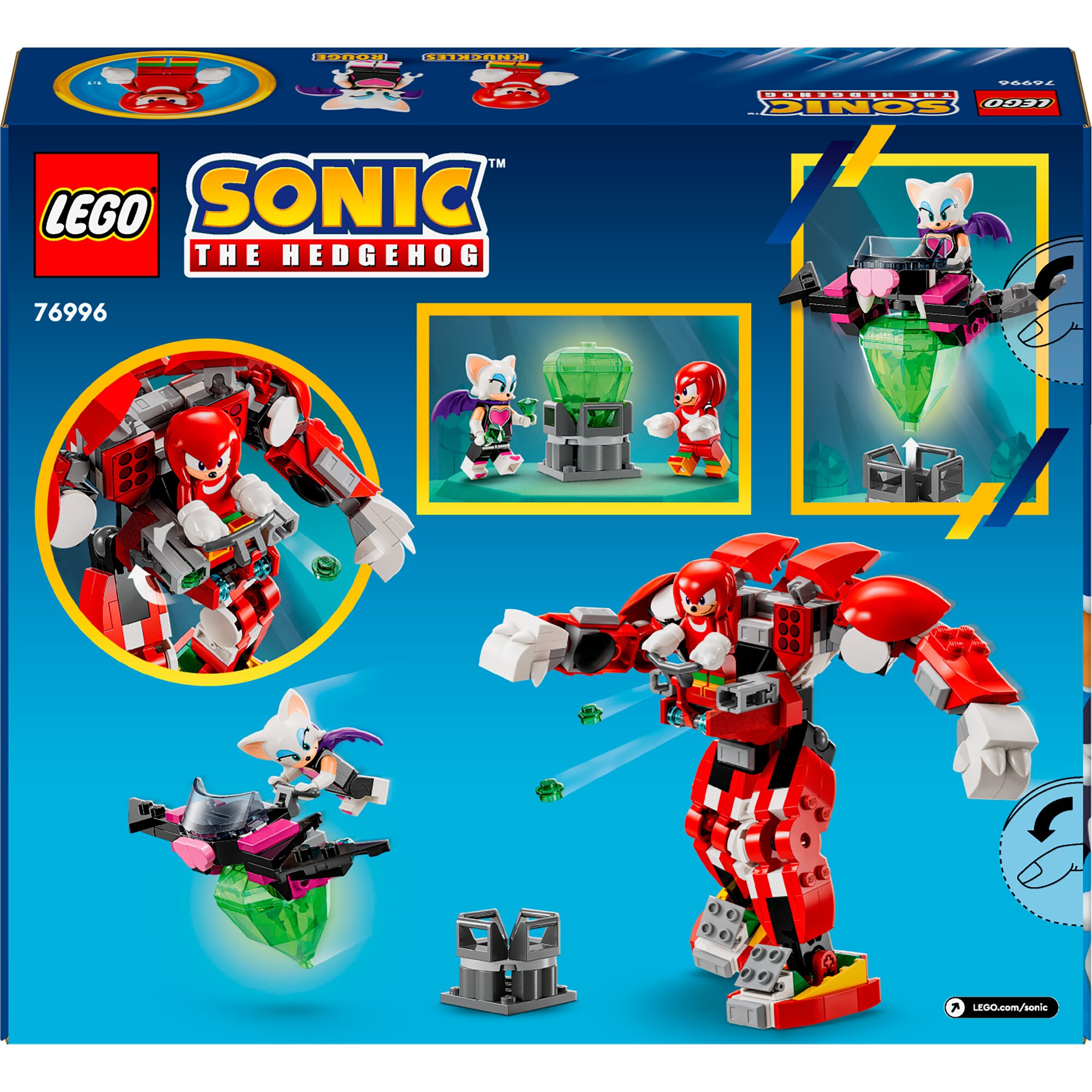 LEGO Konstruktionsspielzeug Sonic the Hedgehog Knuckles' Wächter-Mech