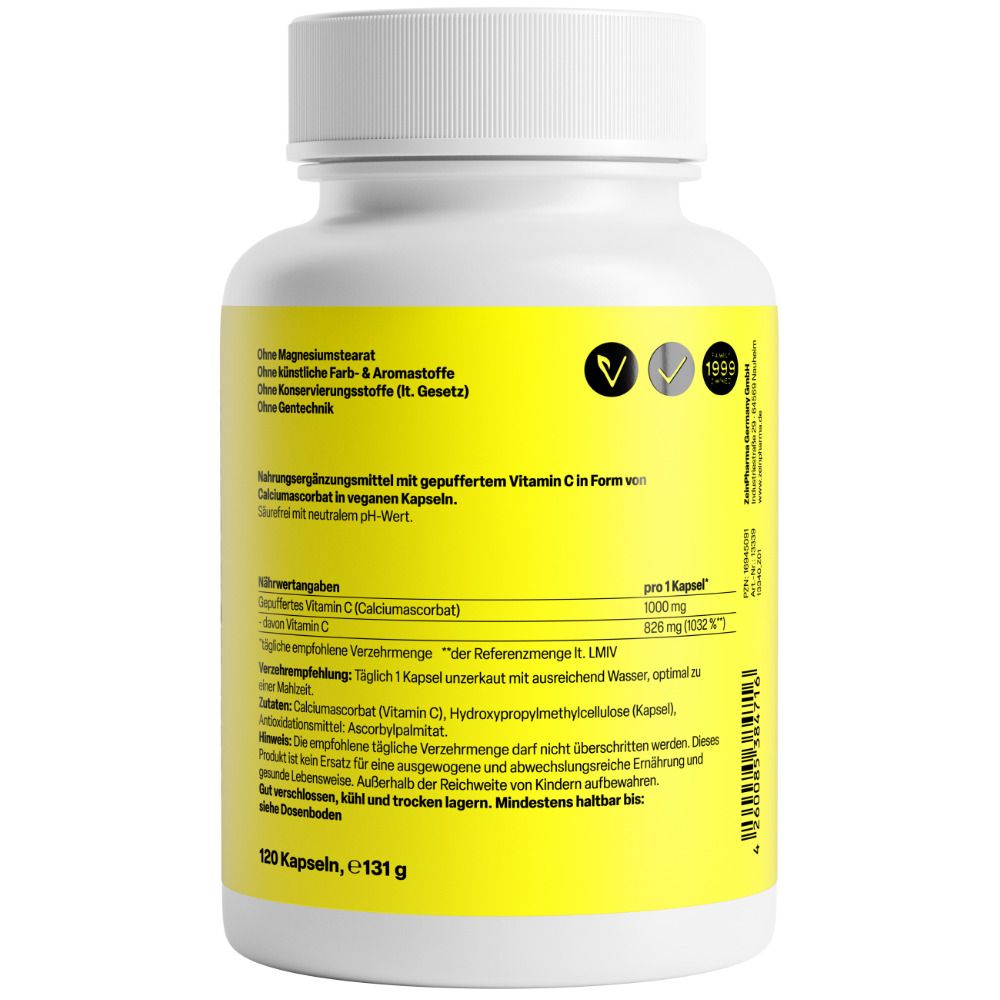 ZeinPharma® Vitamin C gepuffert 1000 mg