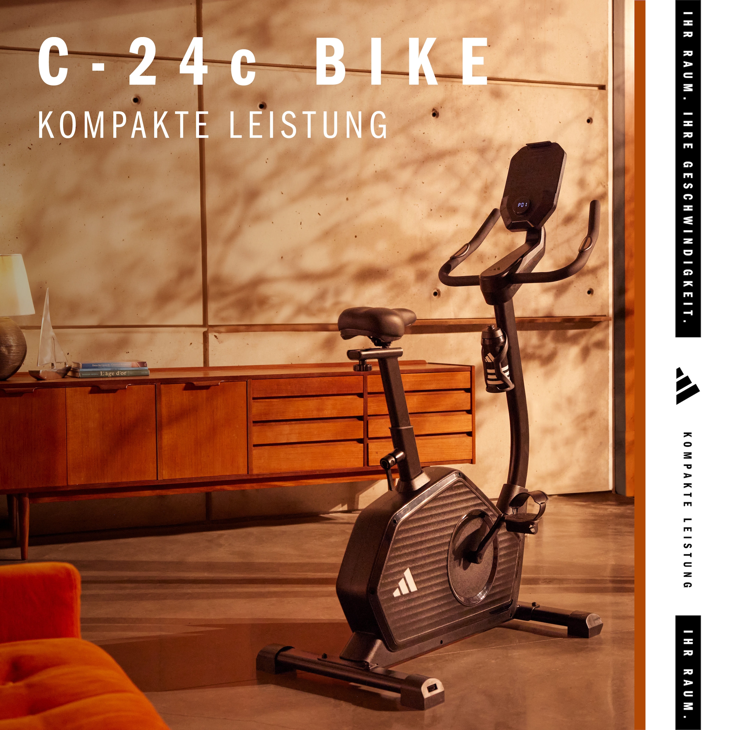 adidas Performance Ergometer »C-24c« Schwungmasse ca. 7 kg, 32 Widerstandsstufen