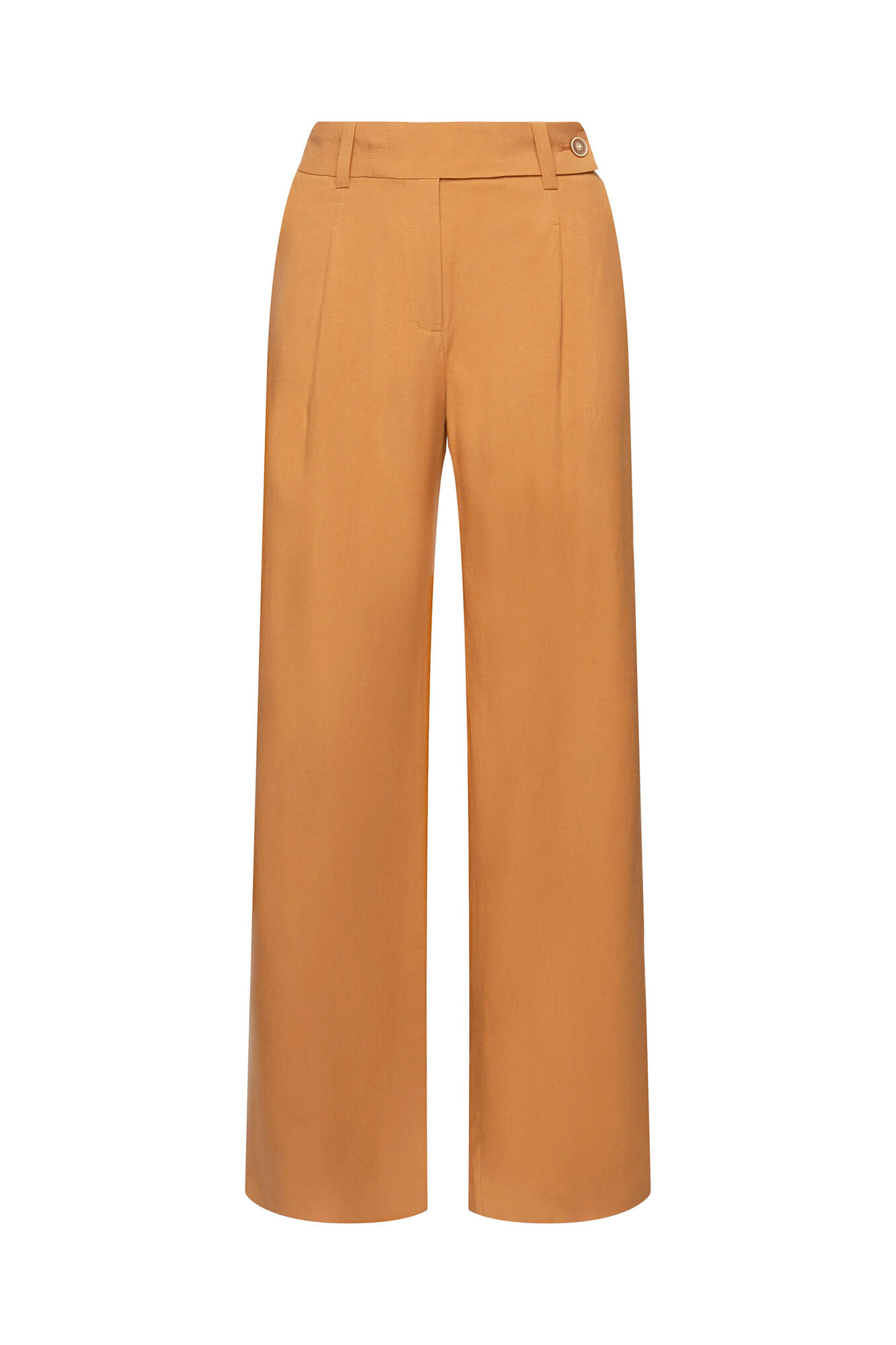 Calça pantalona TENCEL™ - Camelo