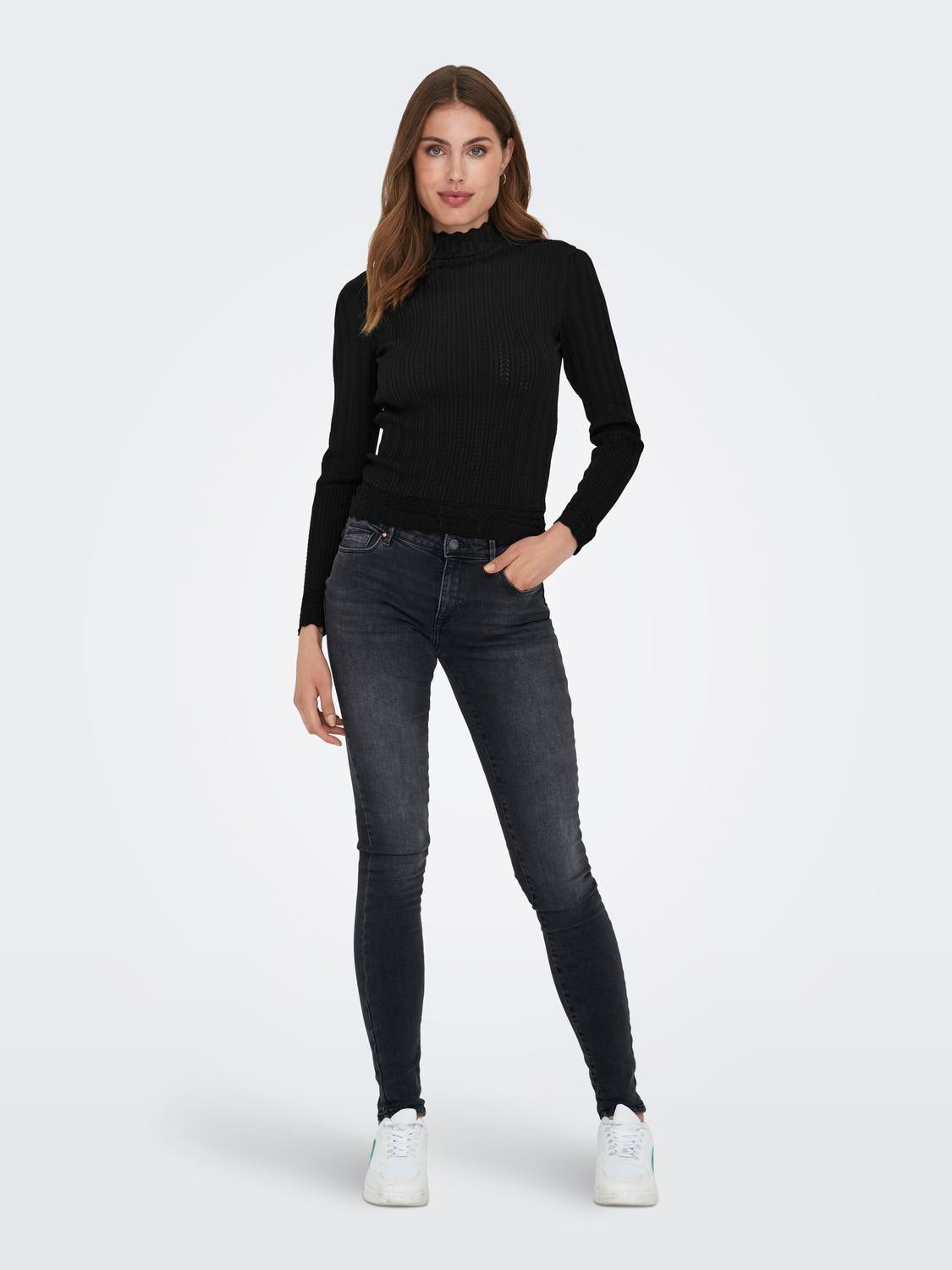 ONLSANDY Strickpullover Black