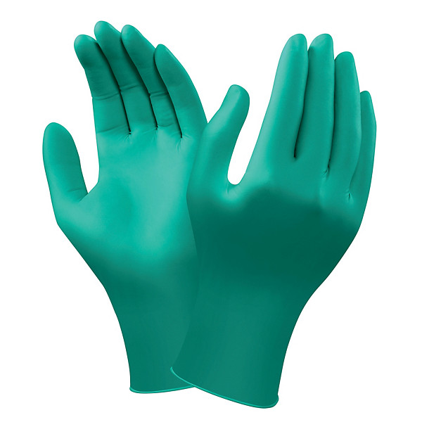 Gants jetables nitrile non poudrés Ansell TouchNTuff 92-600 taille 7, boîte de 100