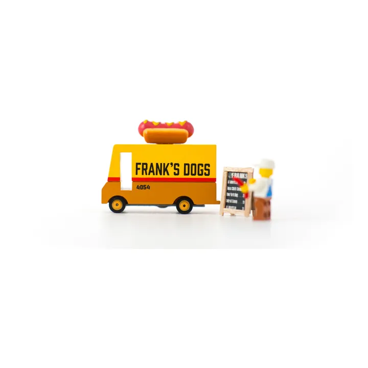 Candylab Voiture Hot Dog en bois
