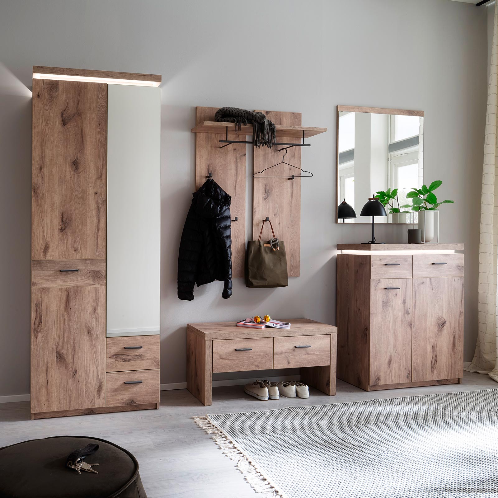 Spiegel - Viking Oak - 75x87 cm