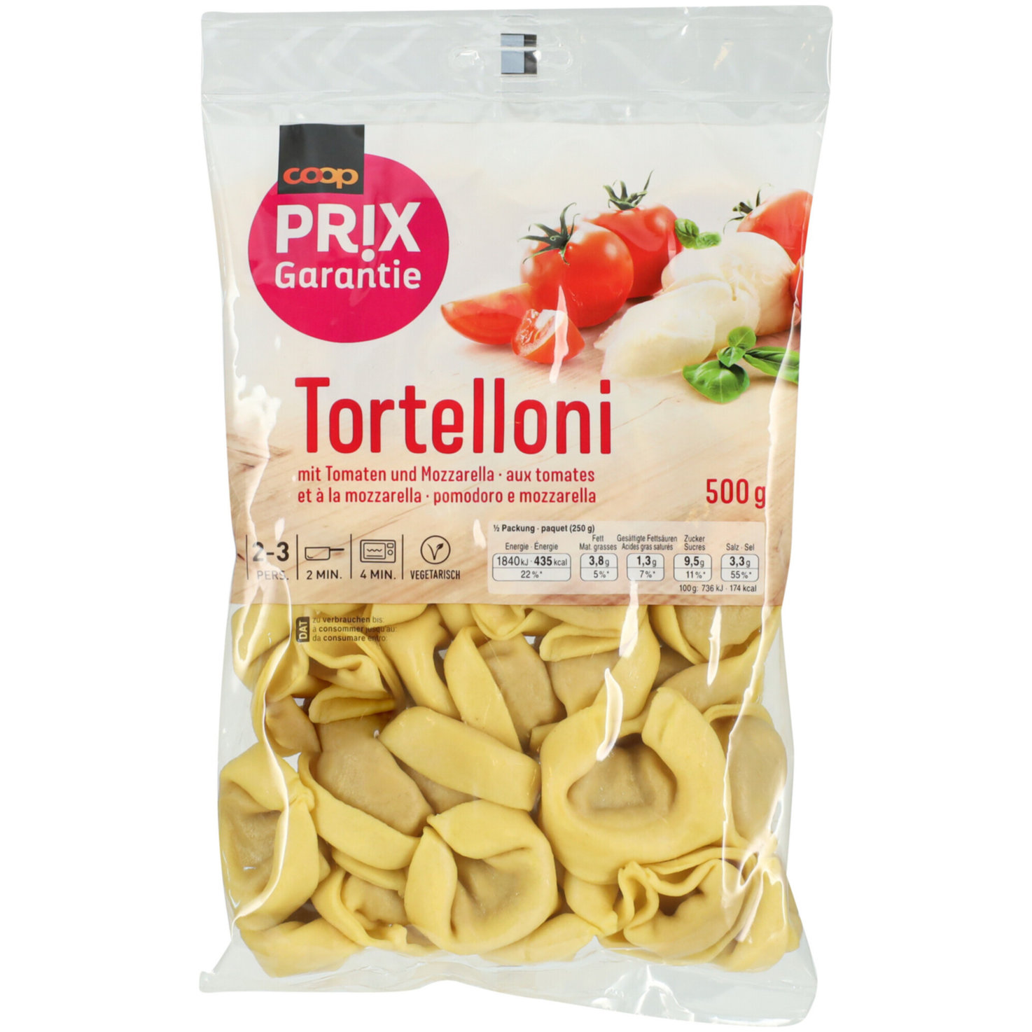 Prix Garantie Tortelloni Tomate-Mozzarella