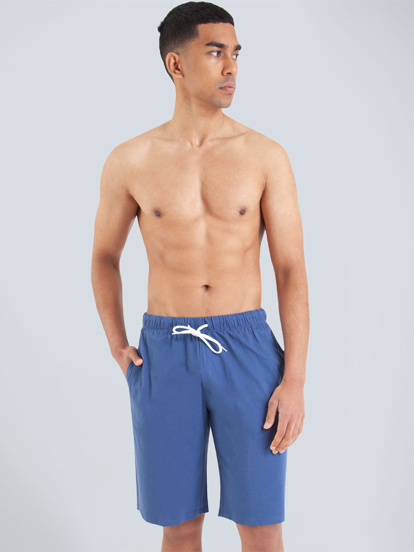 Pyjashort col rond Rayures