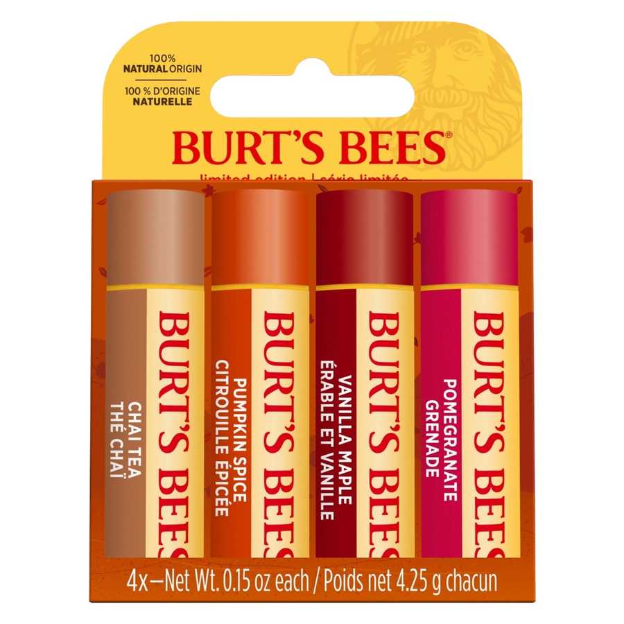 Burt's Bees Fall Limited Edition Blister 4pcs