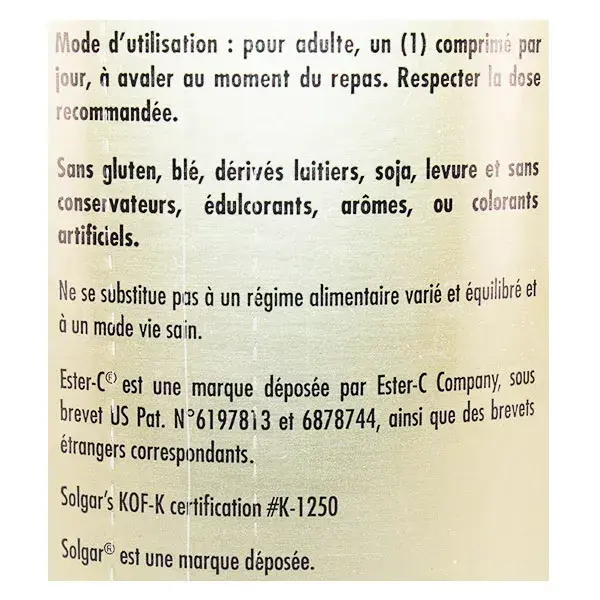Solgar Ester-C Plus 1000 90 comprimidos