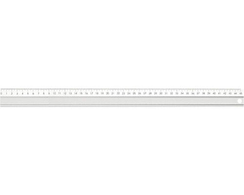 Aluminium liniaal, 45cm
