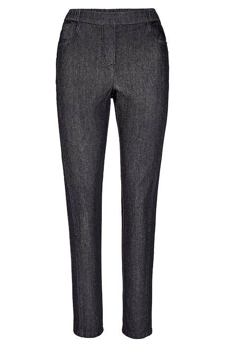 Jeans, Slim Fit, Ziernaht, 4-Pocket, Elastikbund