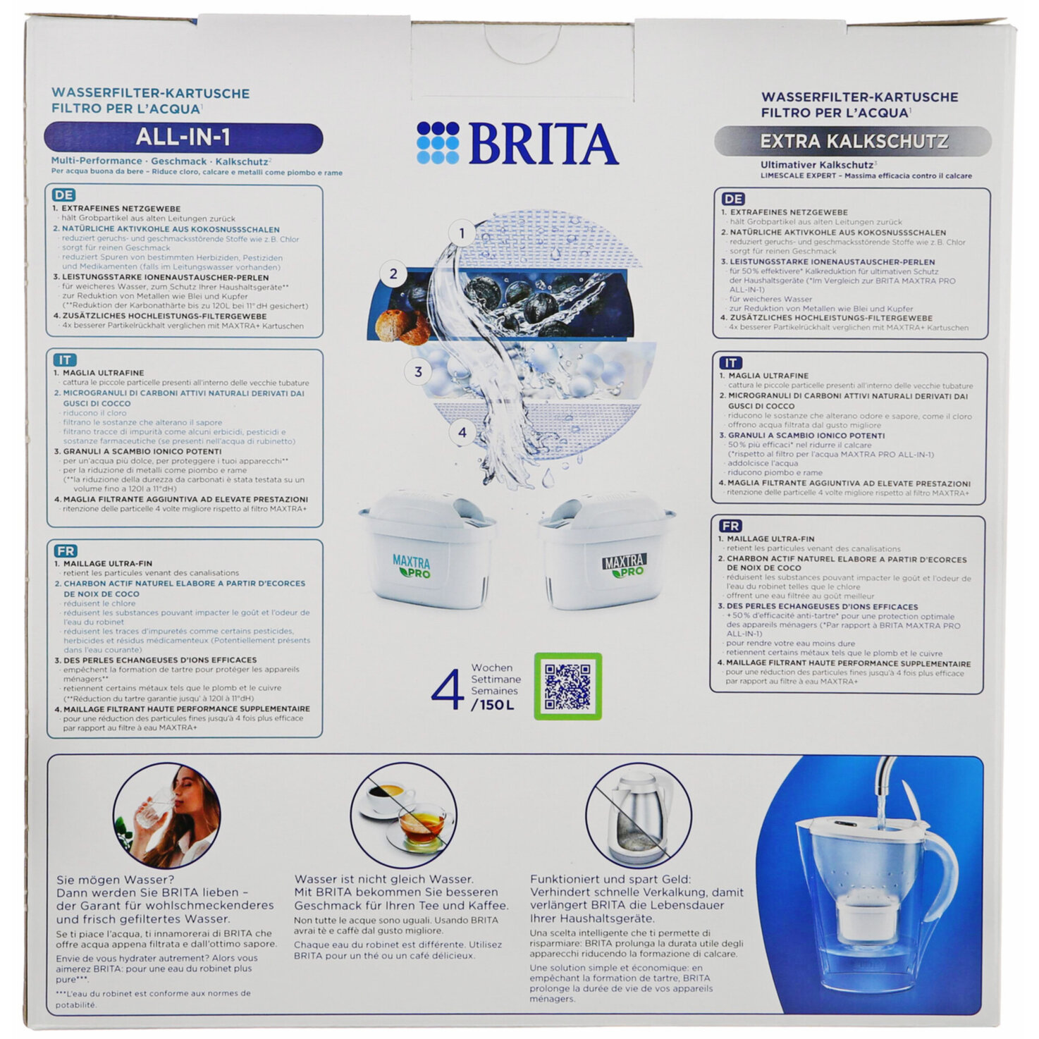 Brita Marella weiss 1 x All in 1 & 1 x Extra
