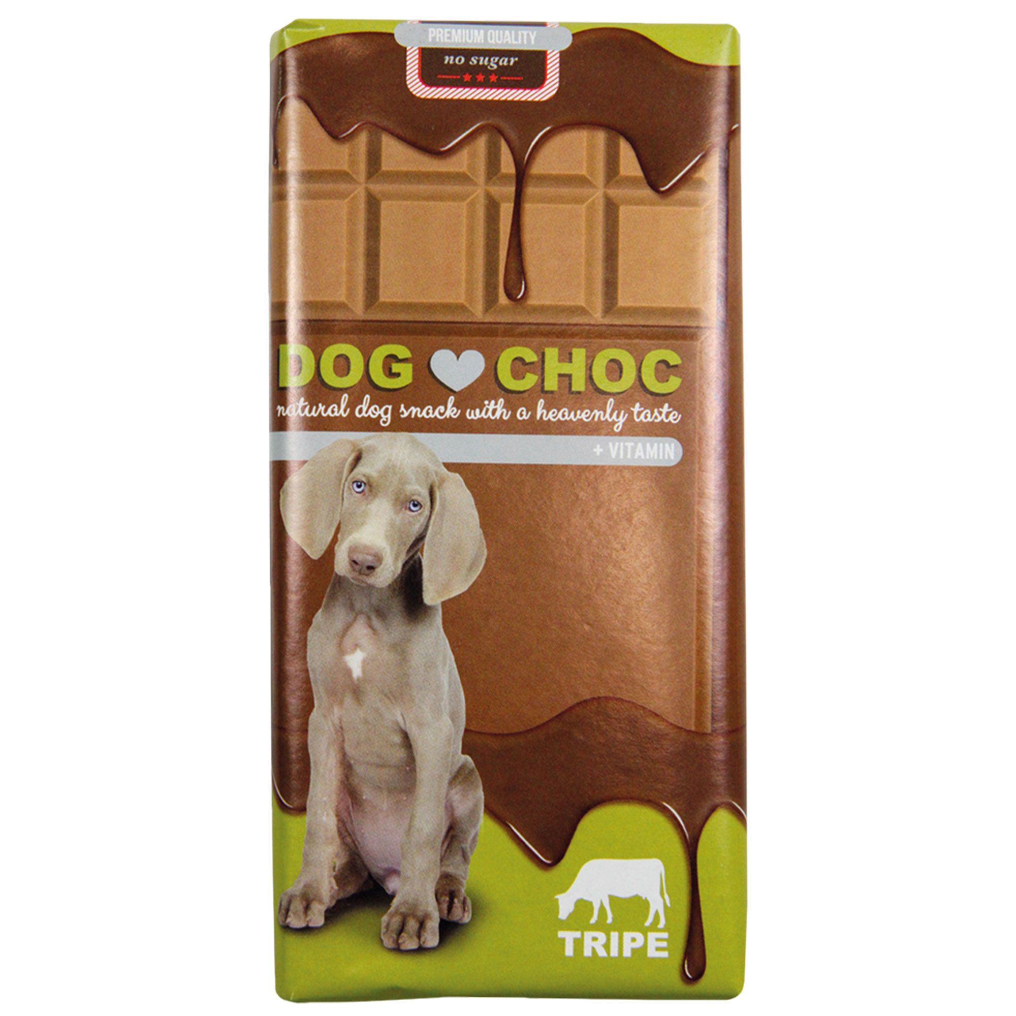 DOG CHOC - Hundeschokolade mit Pansen - Schokolade speziell für Hunde!