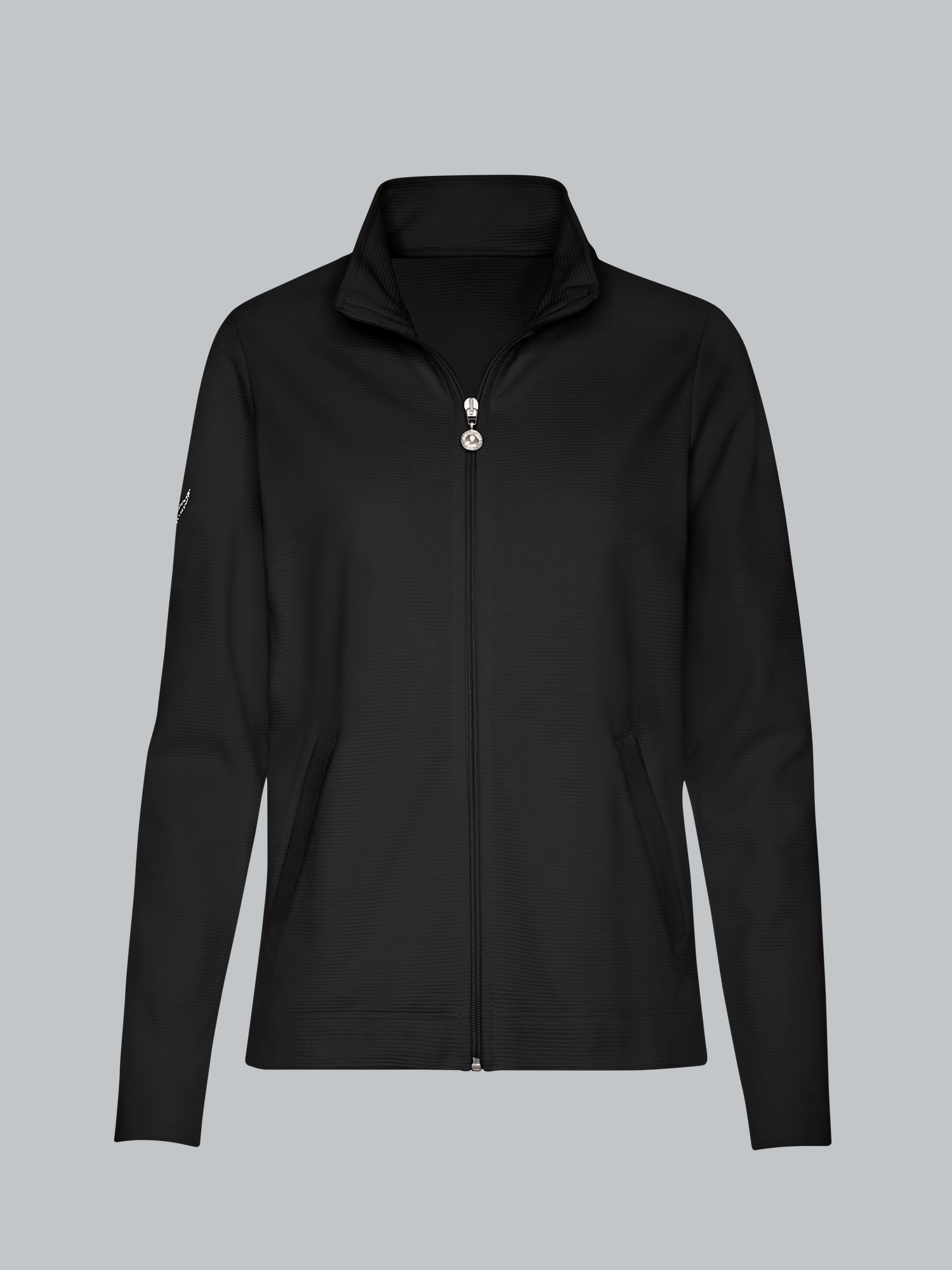 Jacke mit funkelnden Strass-Steinen Schwarz