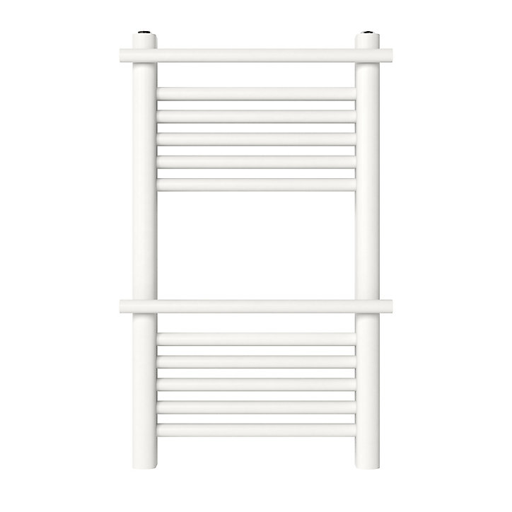 Sèche-serviettes eau chaude GoodHome Solna vertical blanc mat 260 W