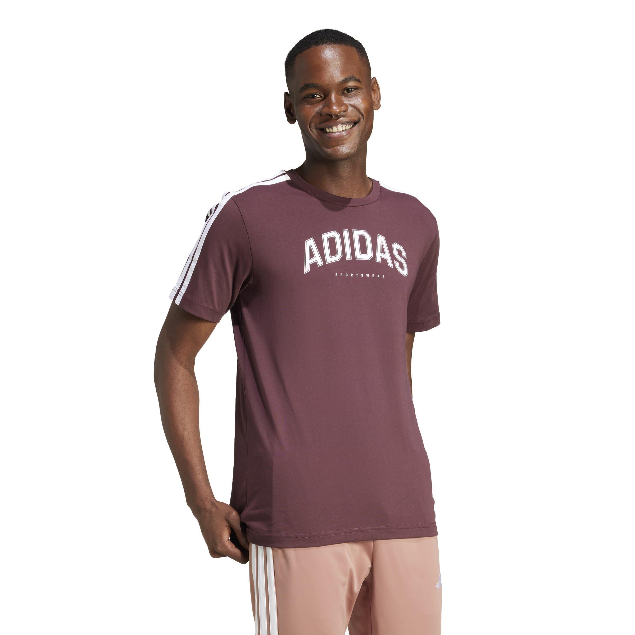 adidas Codes Collegiate Linear Graphic T Shirt Mens